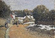 Early Snow at Louveciennes, Alfred Sisley